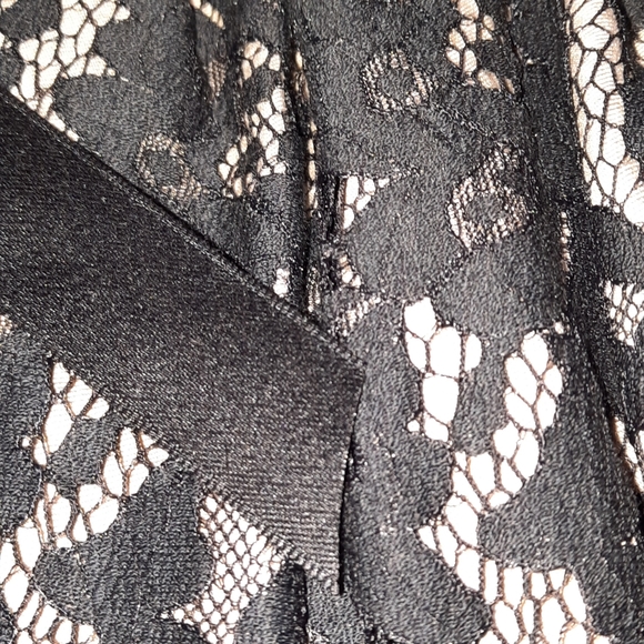 ROBERT RODRIGUEZ Strapless Party Dress Lace Nieman MarcusTarget Black Tan 2 XS S - Picture 3 of 13